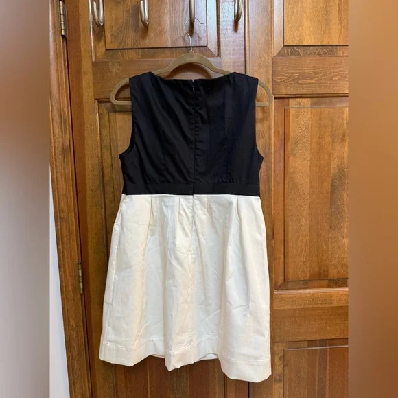 NWT By Anthropologie Sleeveless Boat-Neck Babydoll Mini Dress, Size M - Picture 6 of 7